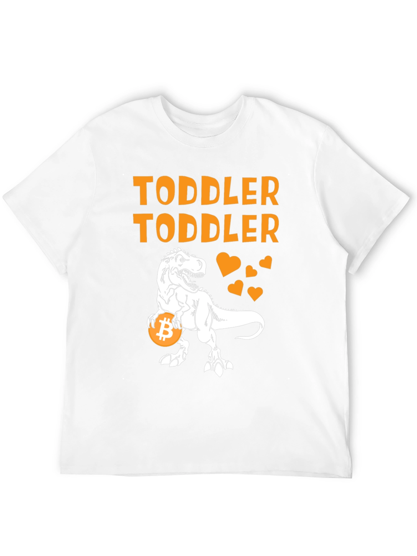 Toddler Bitcoin T-Rex Graphic Tee