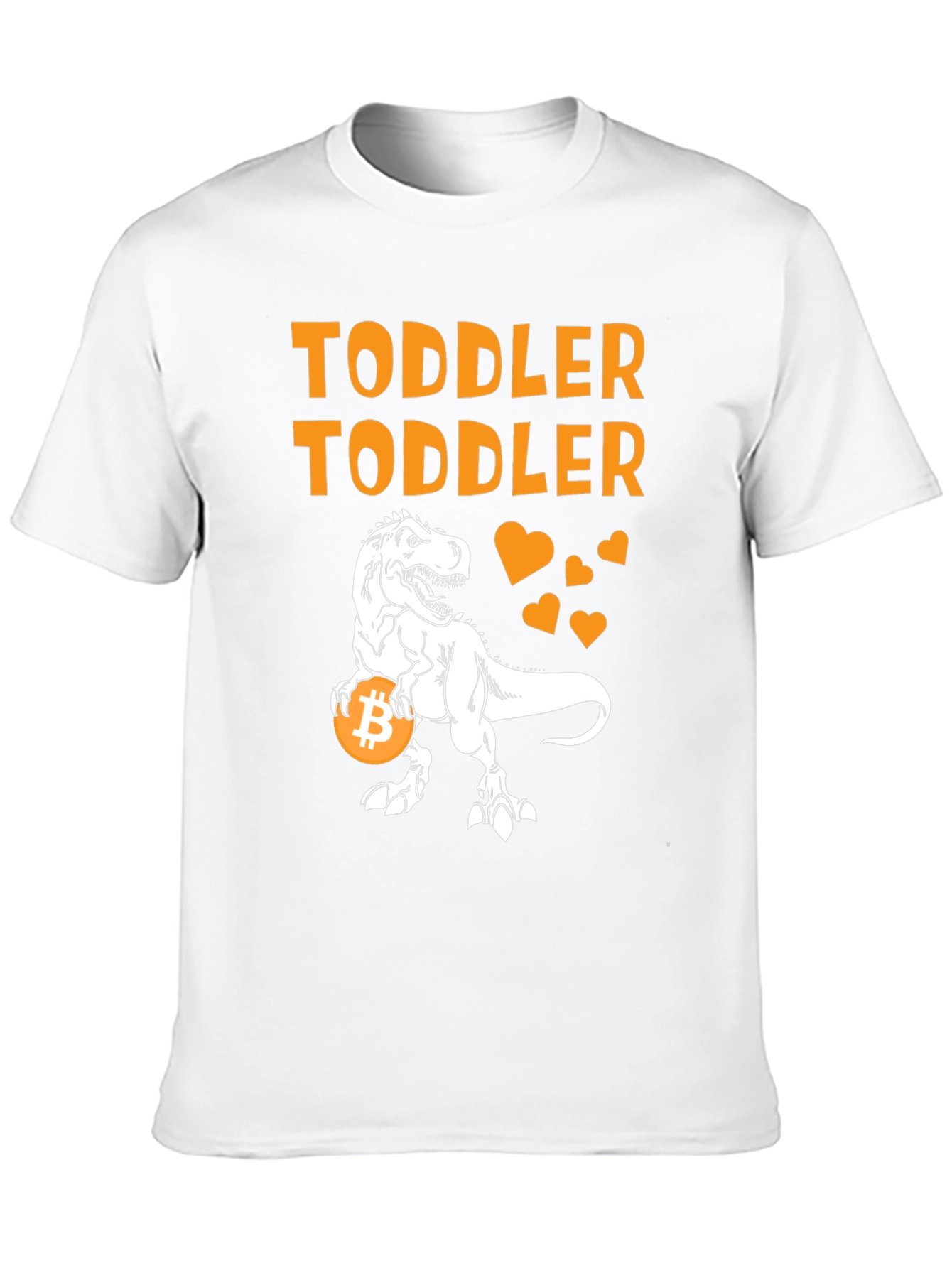 Toddler Bitcoin T-Rex Graphic Tee