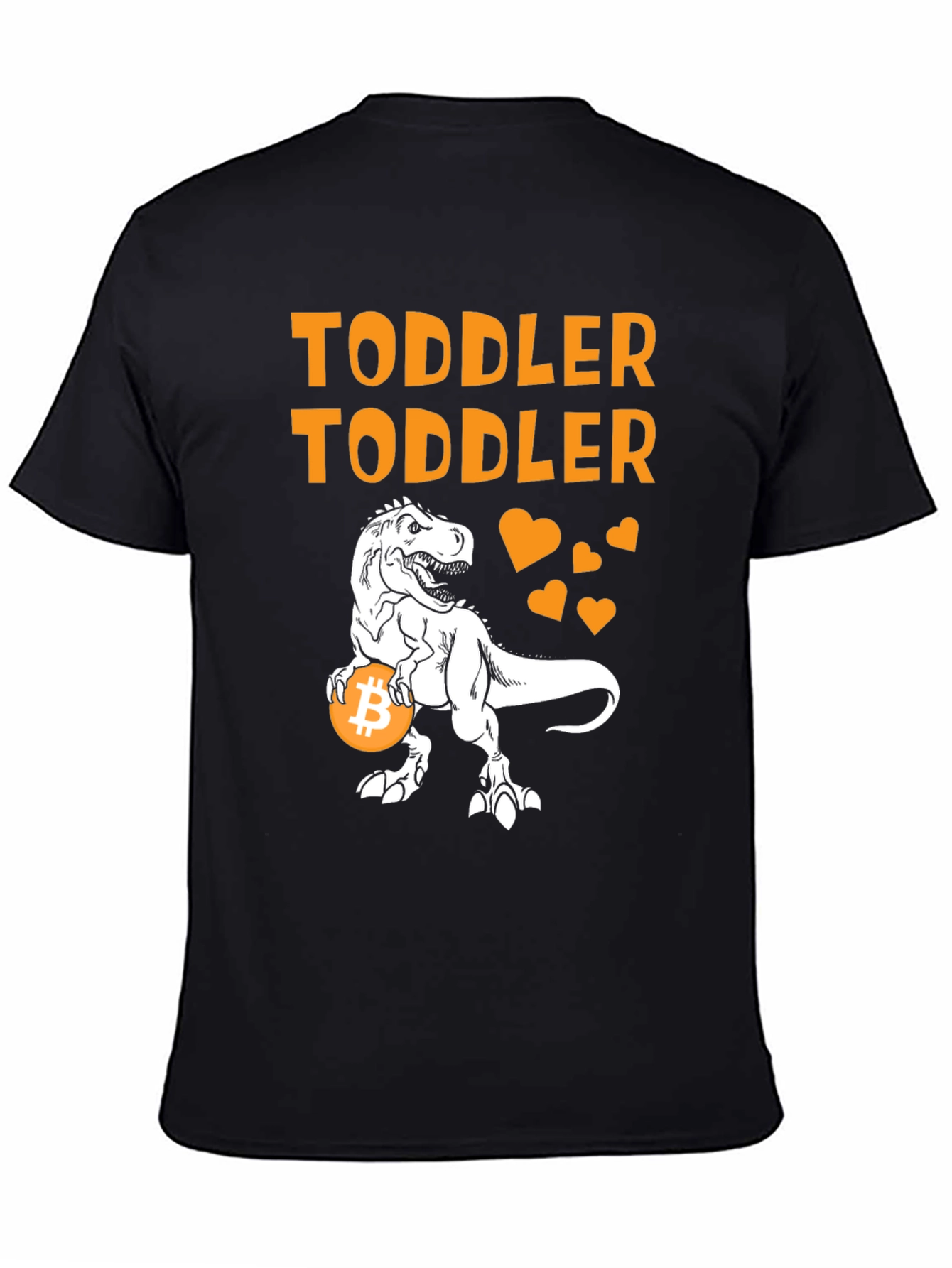 Toddler Bitcoin T-Rex Graphic Tee