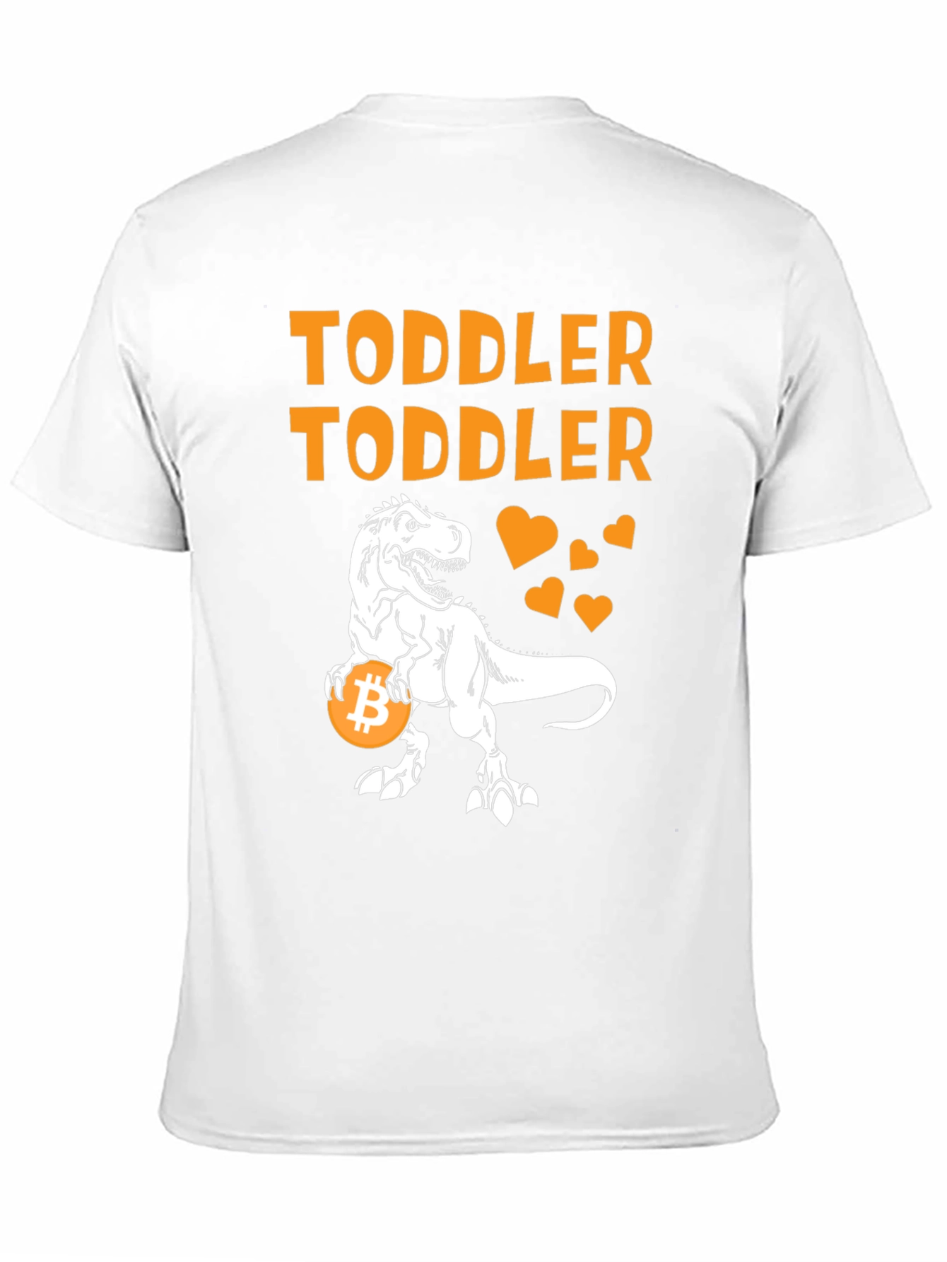 Toddler Bitcoin T-Rex Graphic Tee