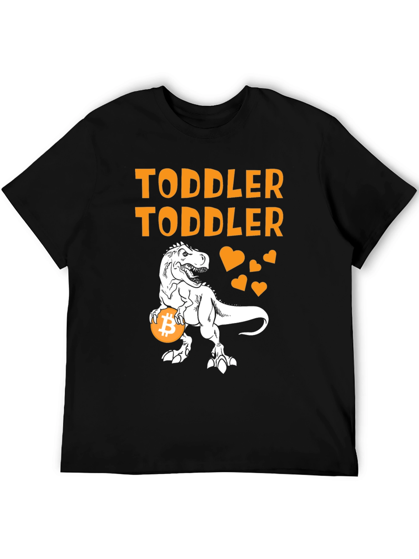 Toddler Bitcoin T-Rex Graphic Tee