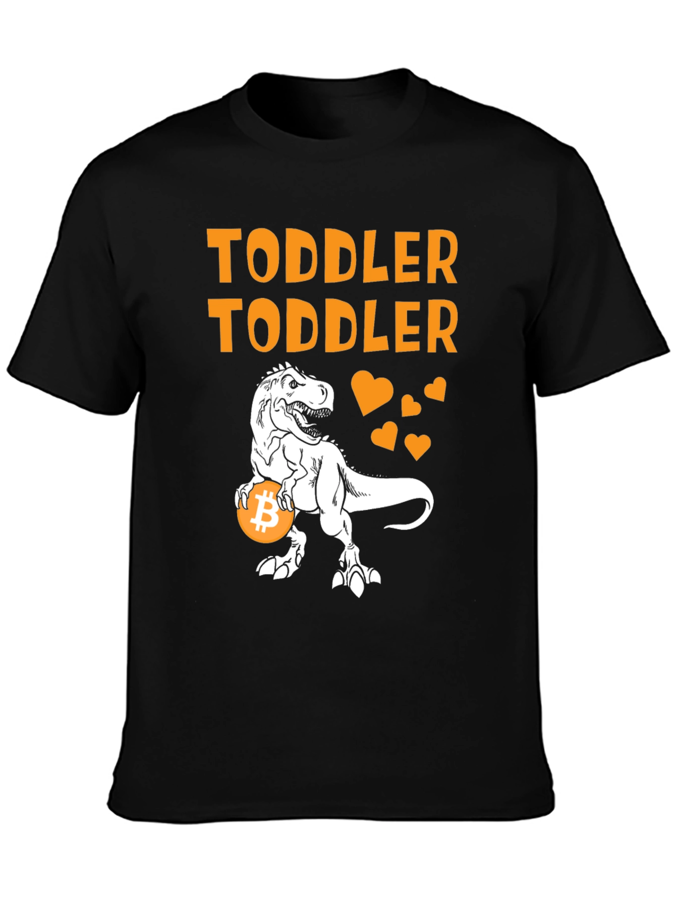 Toddler Bitcoin T-Rex Graphic Tee