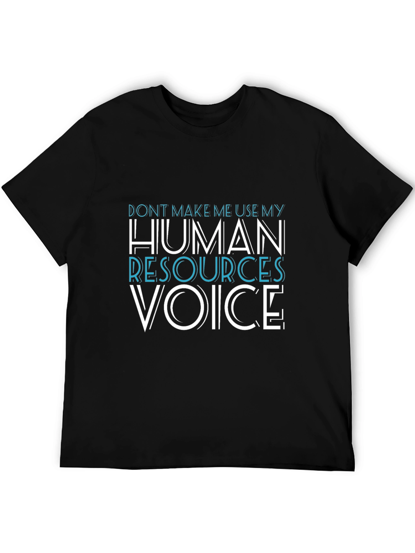 Human Resources Voice Graphic Tee - Black