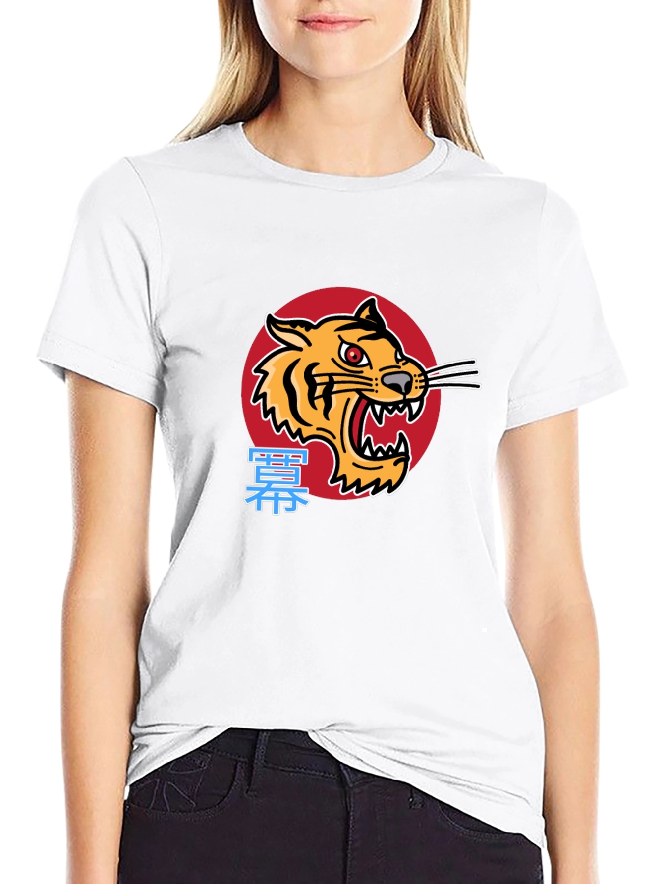 Tiger Graphic Black T-Shirt - Bold & Stylish Design