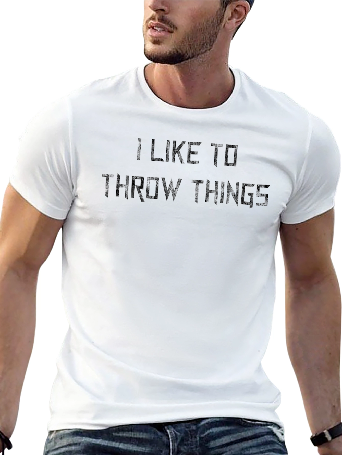 I Like to Throw Things Graphic Tee