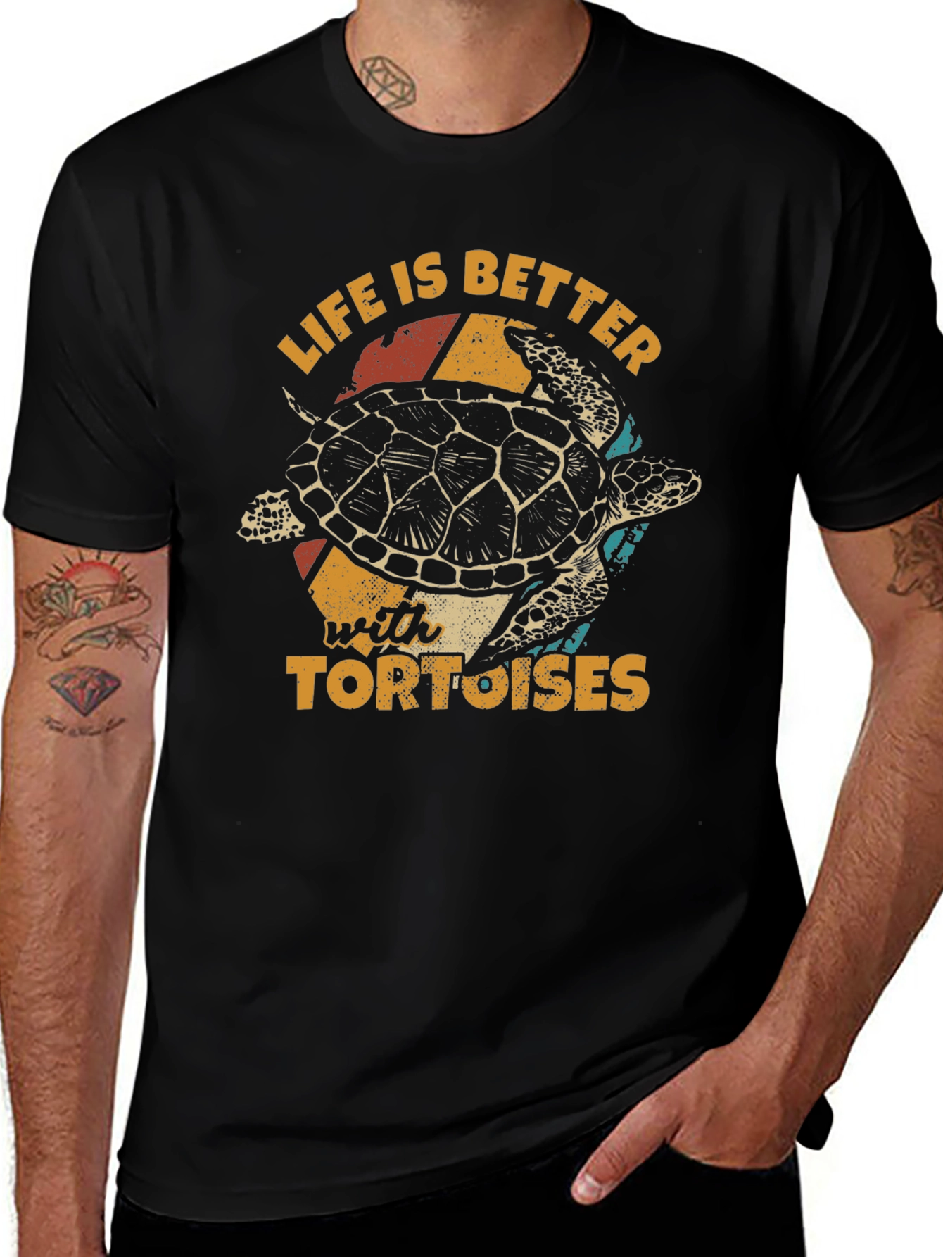 Life Is Better With Tortoises T-Shirt