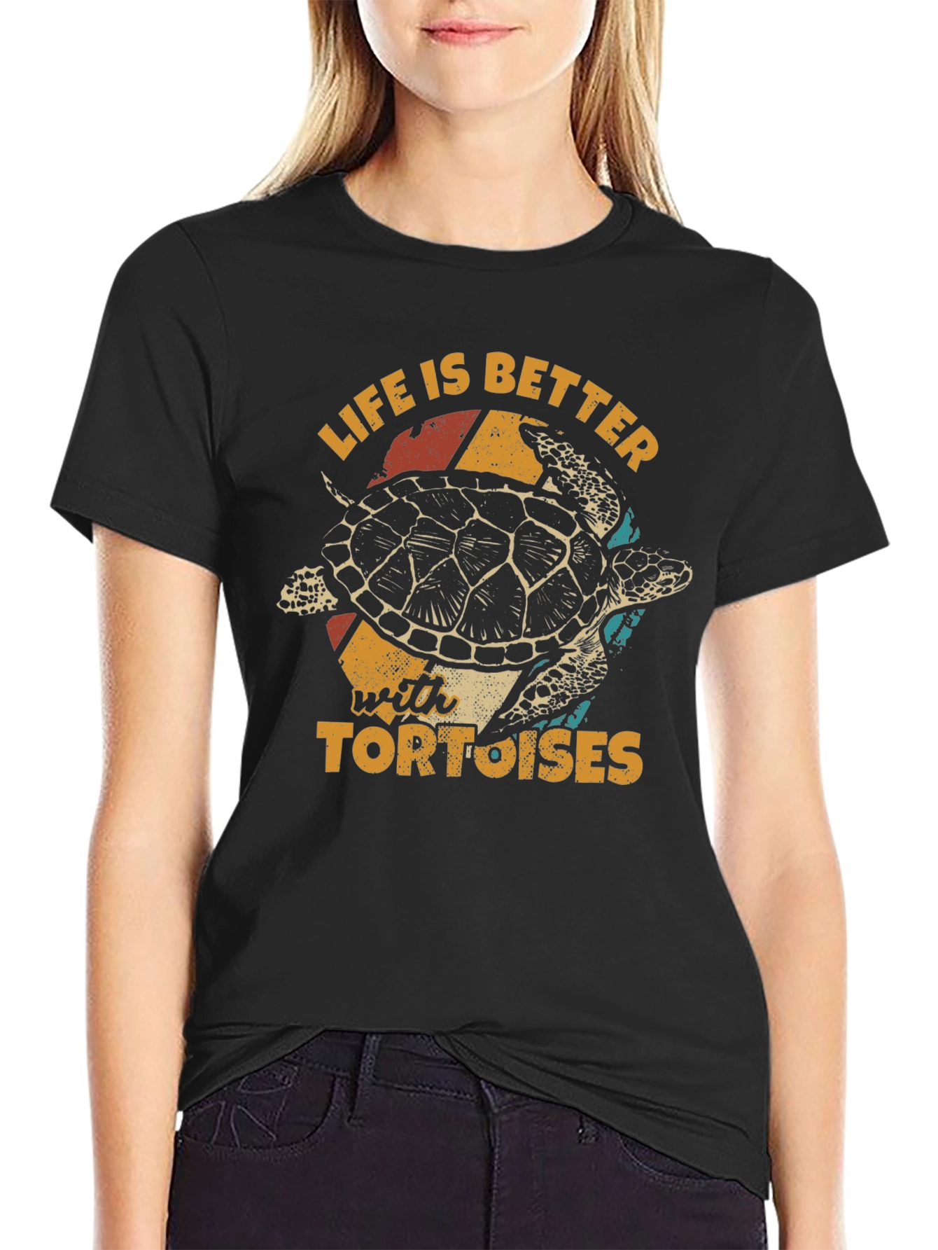 Life Is Better With Tortoises T-Shirt