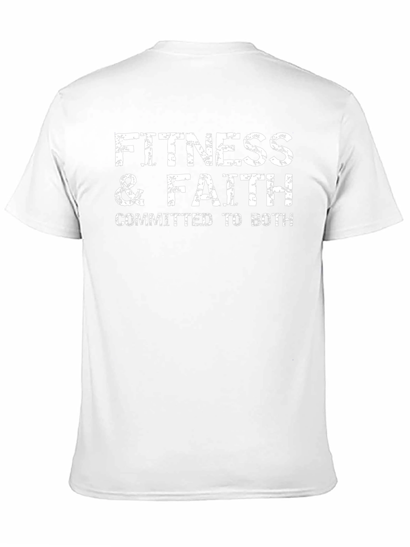Fitness & Faith Graphic T-Shirt - Committed to Both
