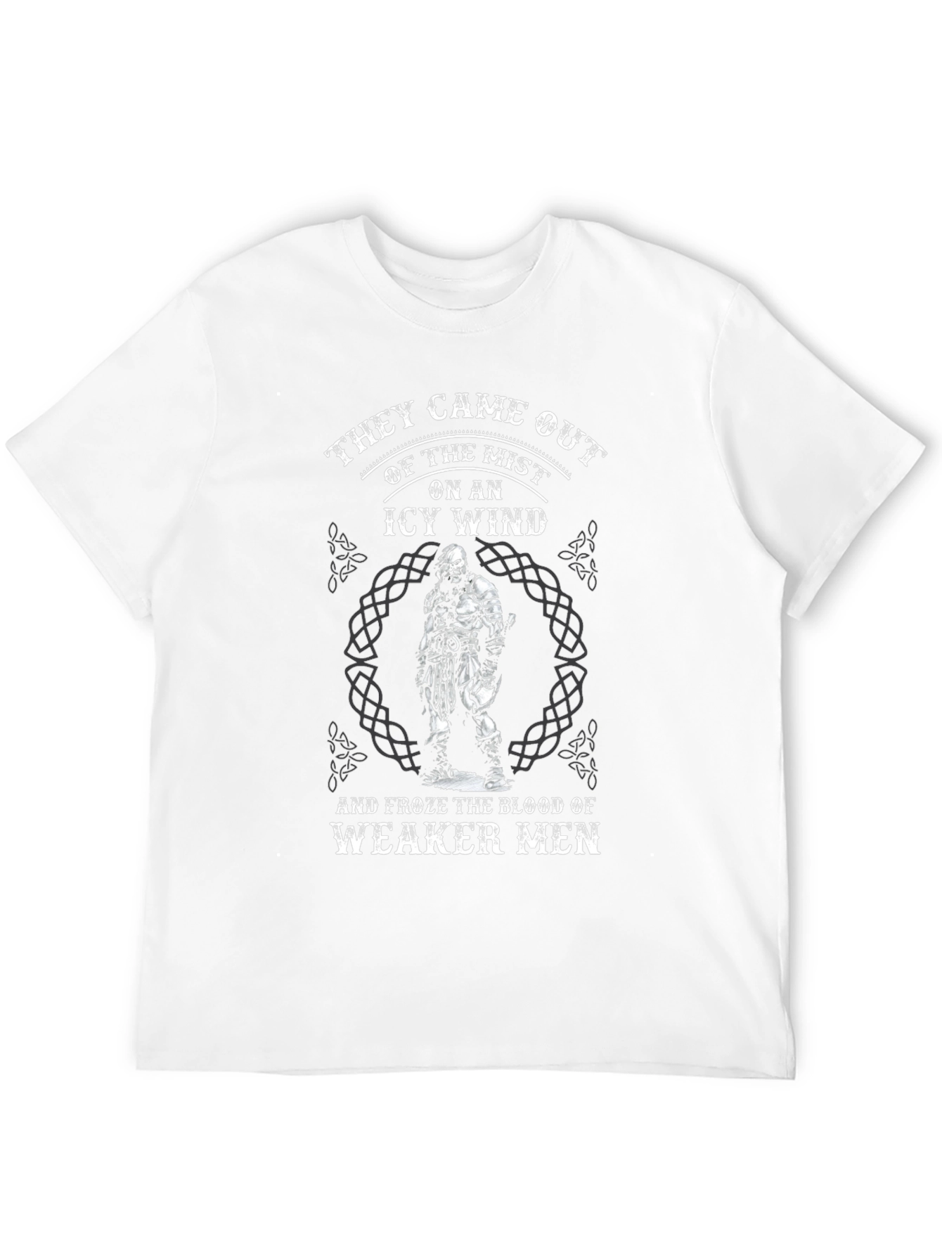 Viking Warrior T-Shirt - Icy Wind Graphic Tee