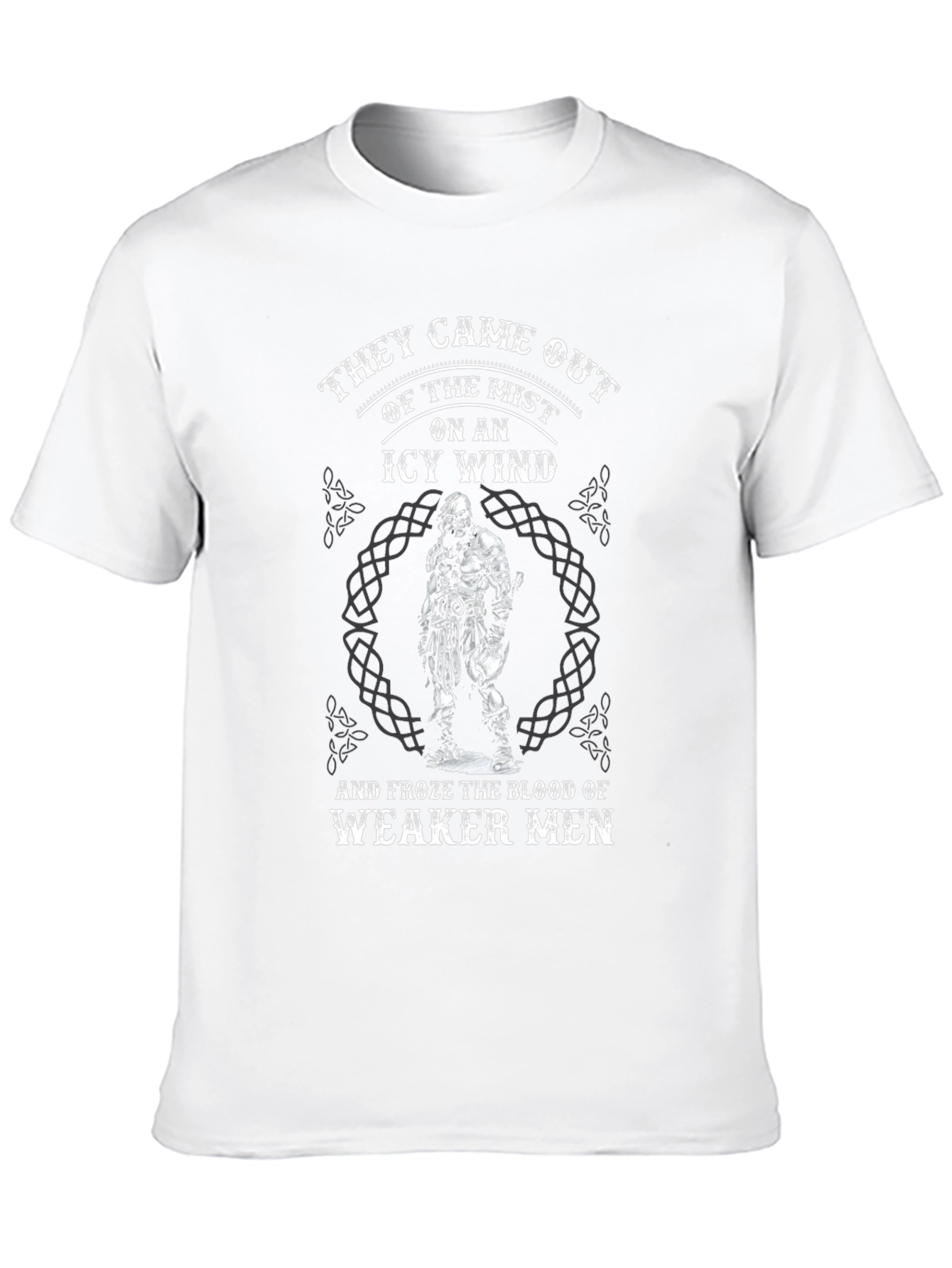 Viking Warrior T-Shirt - Icy Wind Graphic Tee