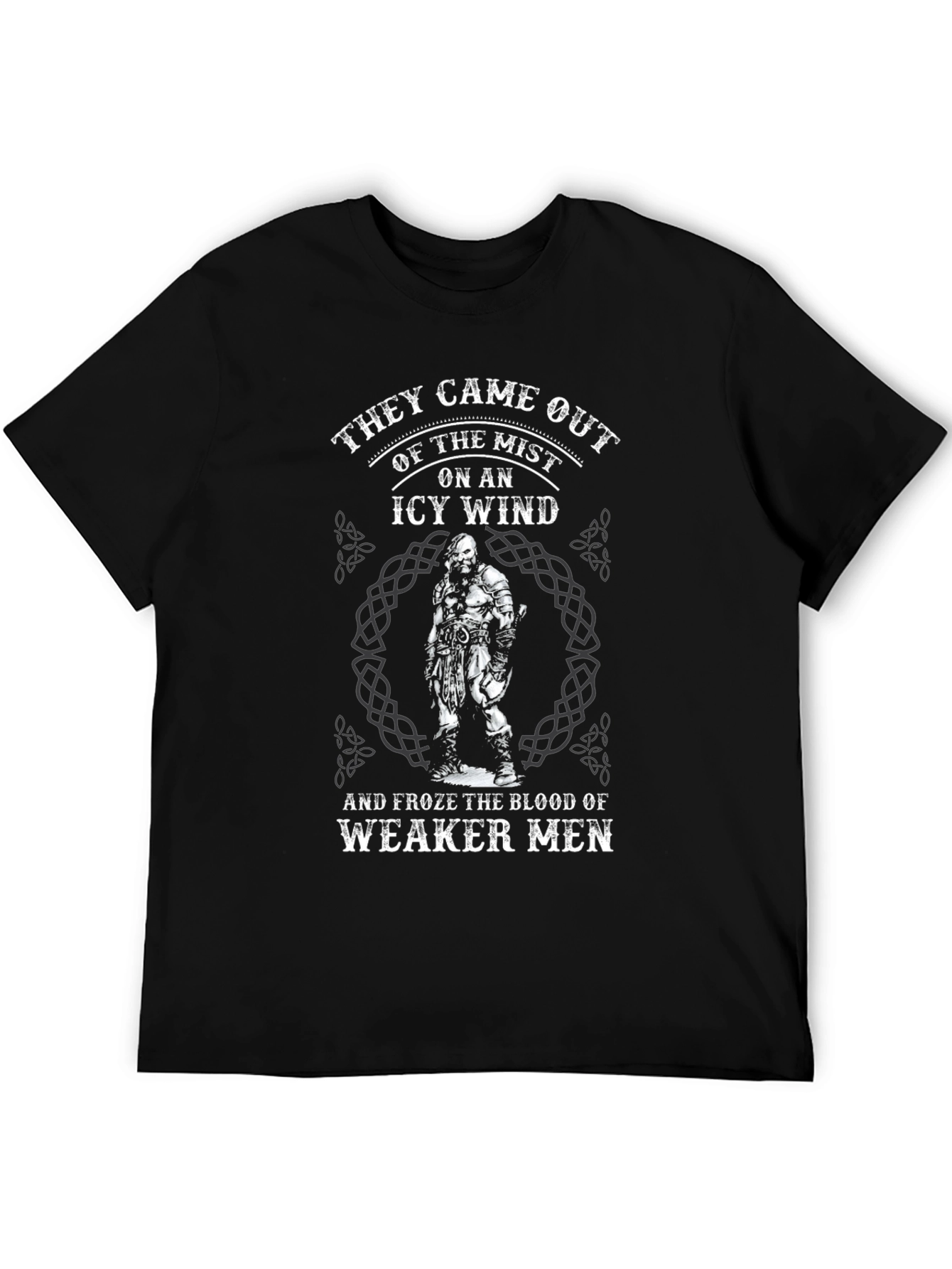 Viking Warrior T-Shirt - Icy Wind Graphic Tee