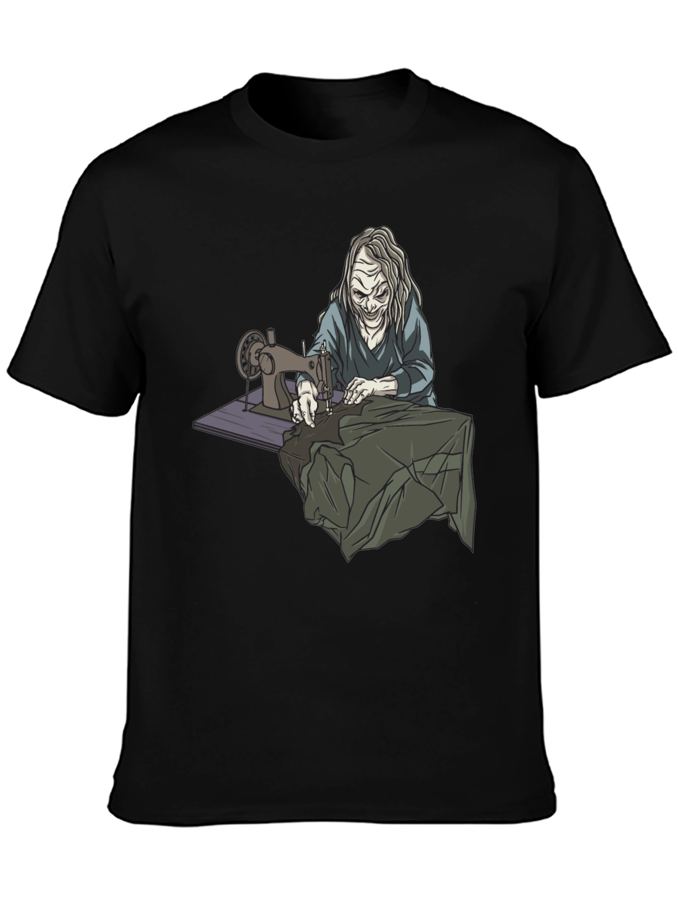 Creepy Seamstress Graphic T-Shirt