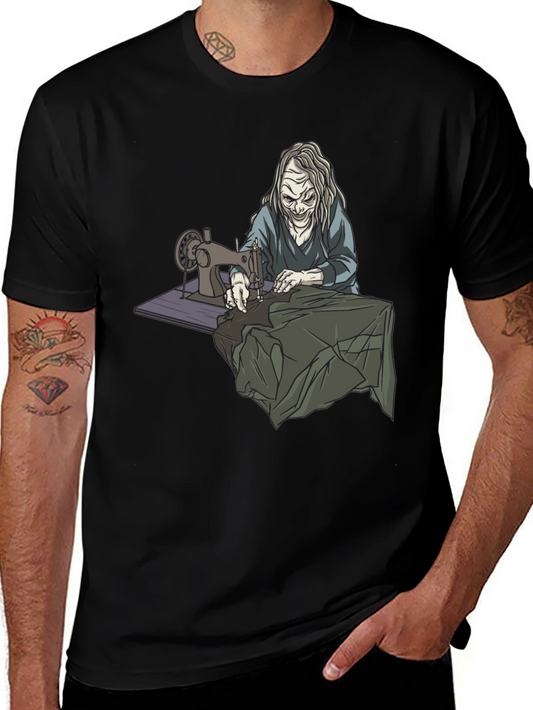 Creepy Seamstress Graphic T-Shirt