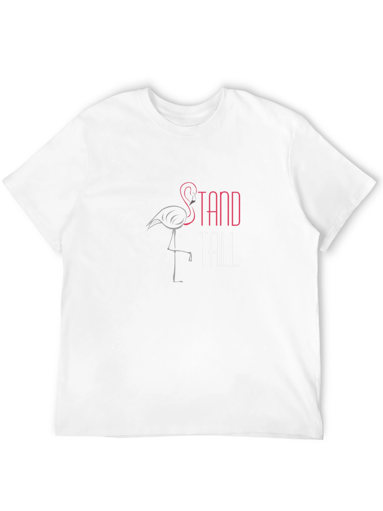 Stand Tall Flamingo Graphic Tee