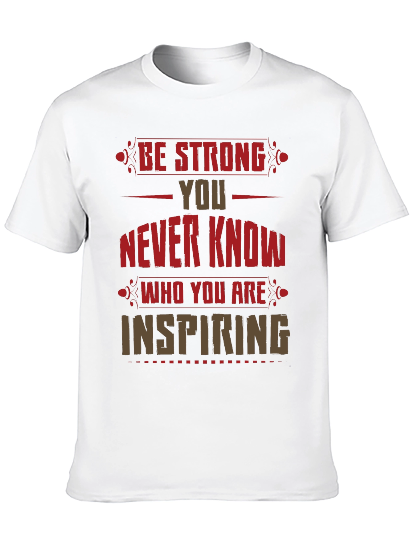 Be Strong Graphic Print T-Shirt