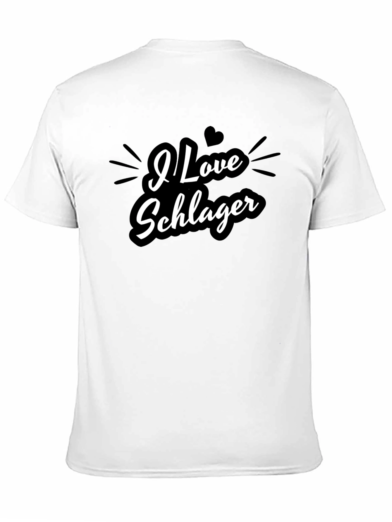 I Love Schlager T-Shirt - Stylish & Fun Design