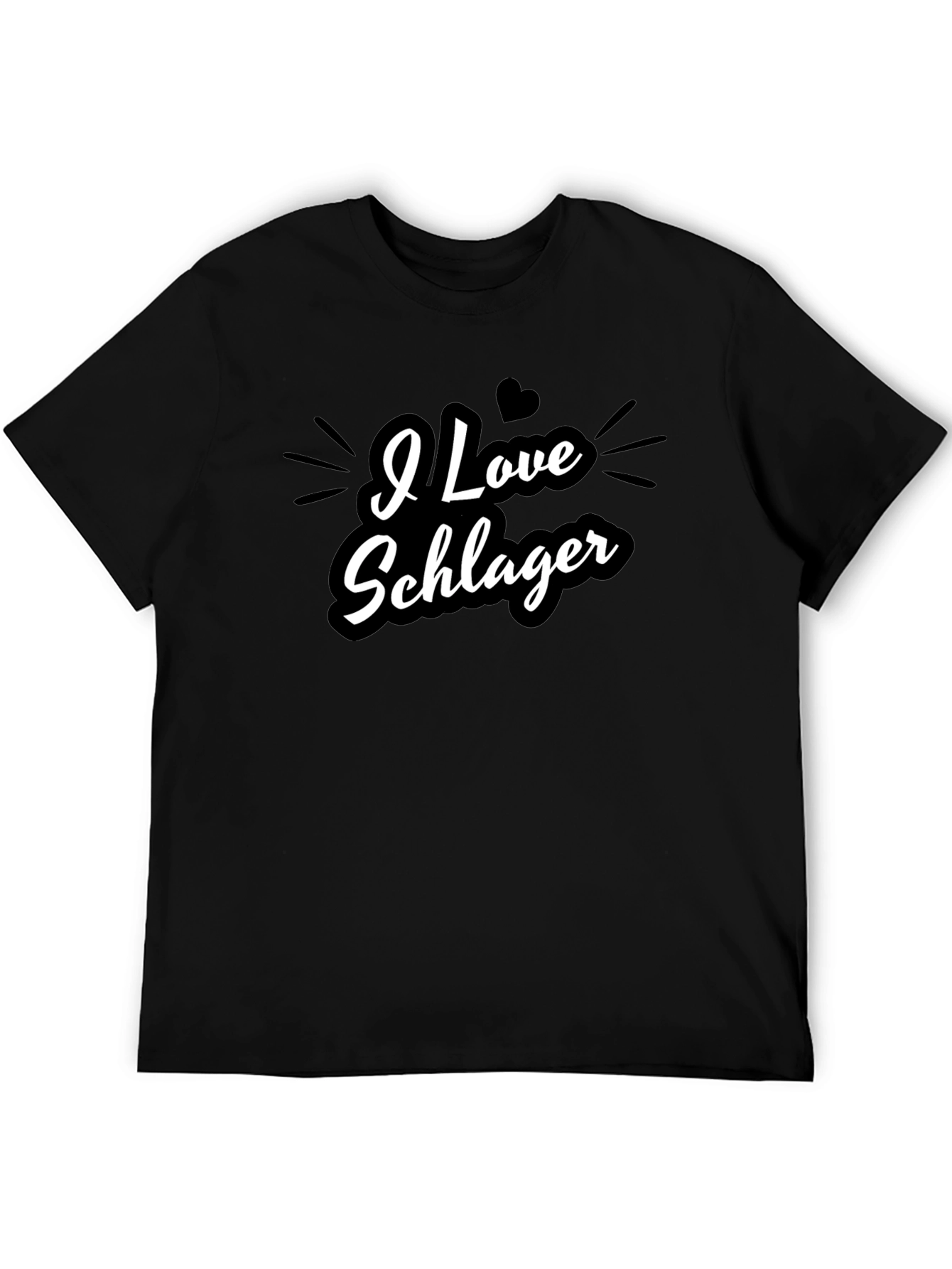 I Love Schlager T-Shirt - Stylish & Fun Design