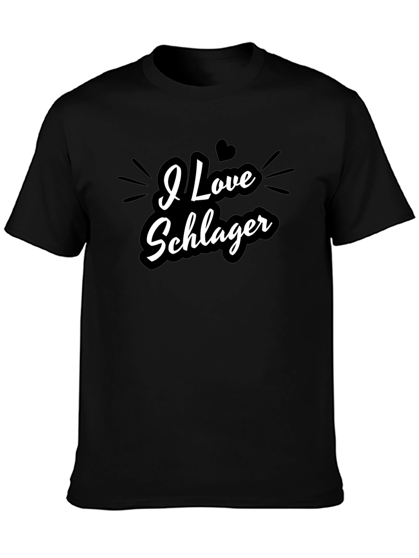 I Love Schlager T-Shirt - Stylish & Fun Design