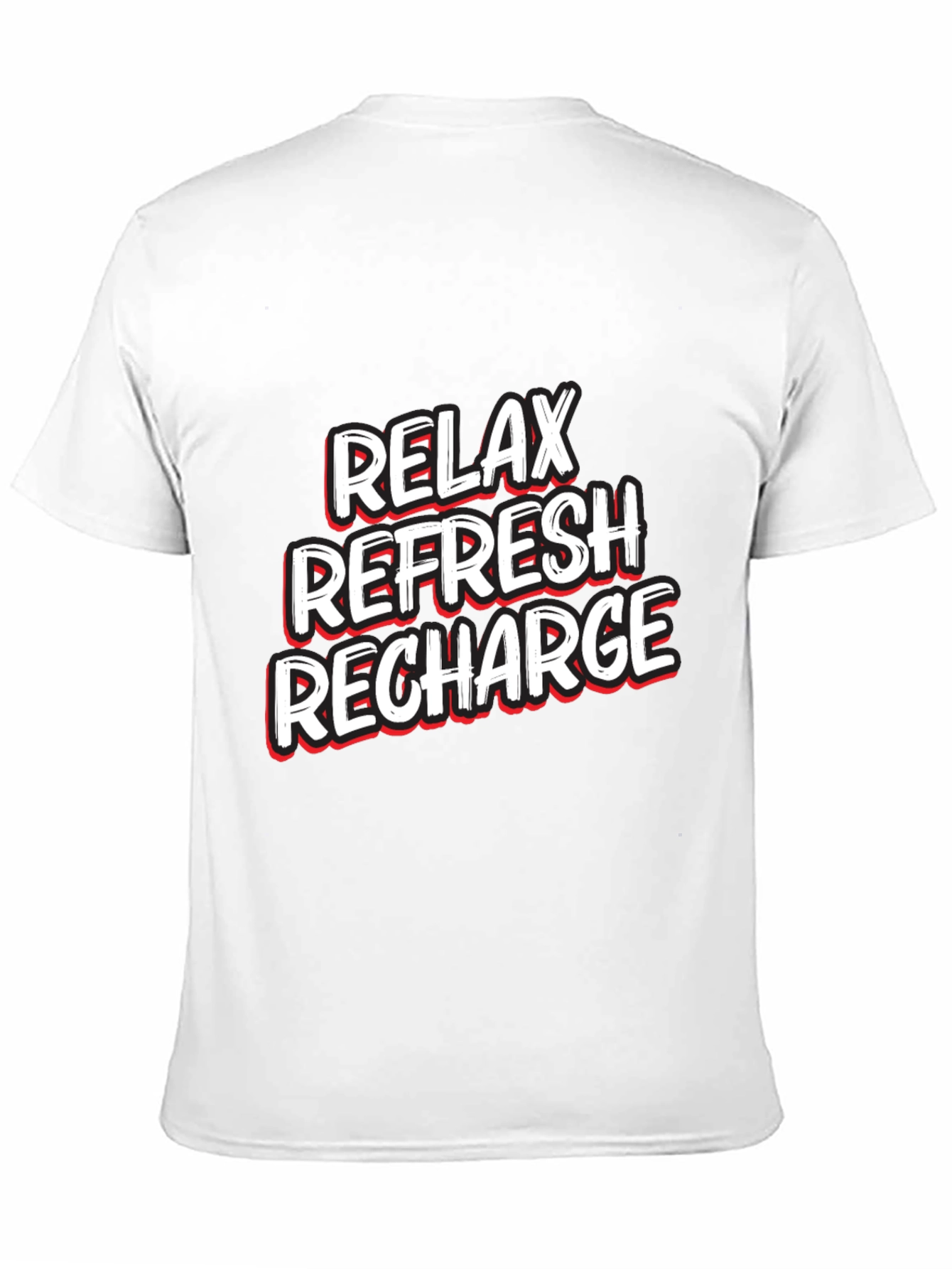 Relax Refresh Recharge Graphic T-Shirt