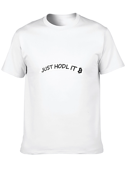 Just HODL IT Bitcoin Black T-Shirt