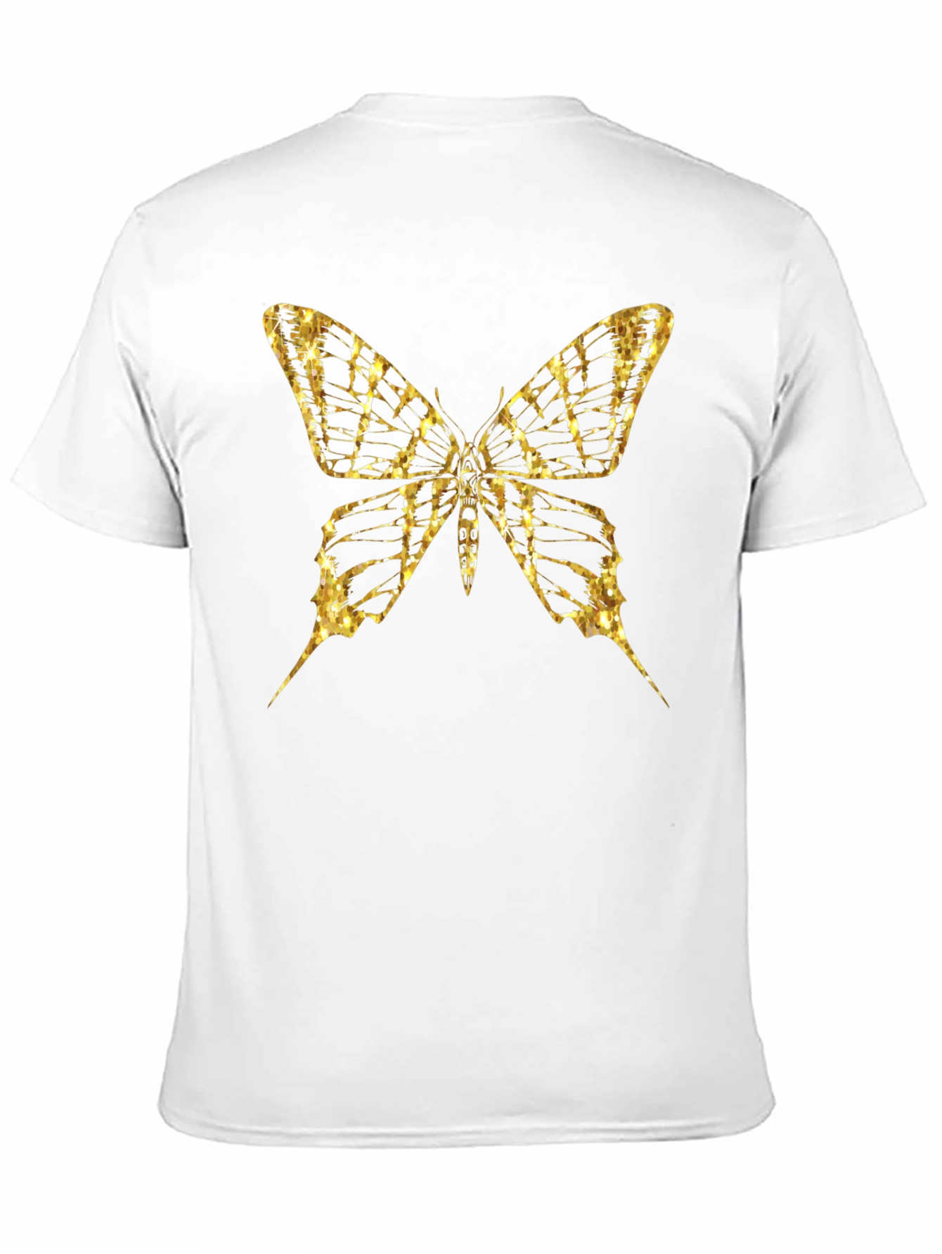 Butterfly Graphic Tee - Gold Print