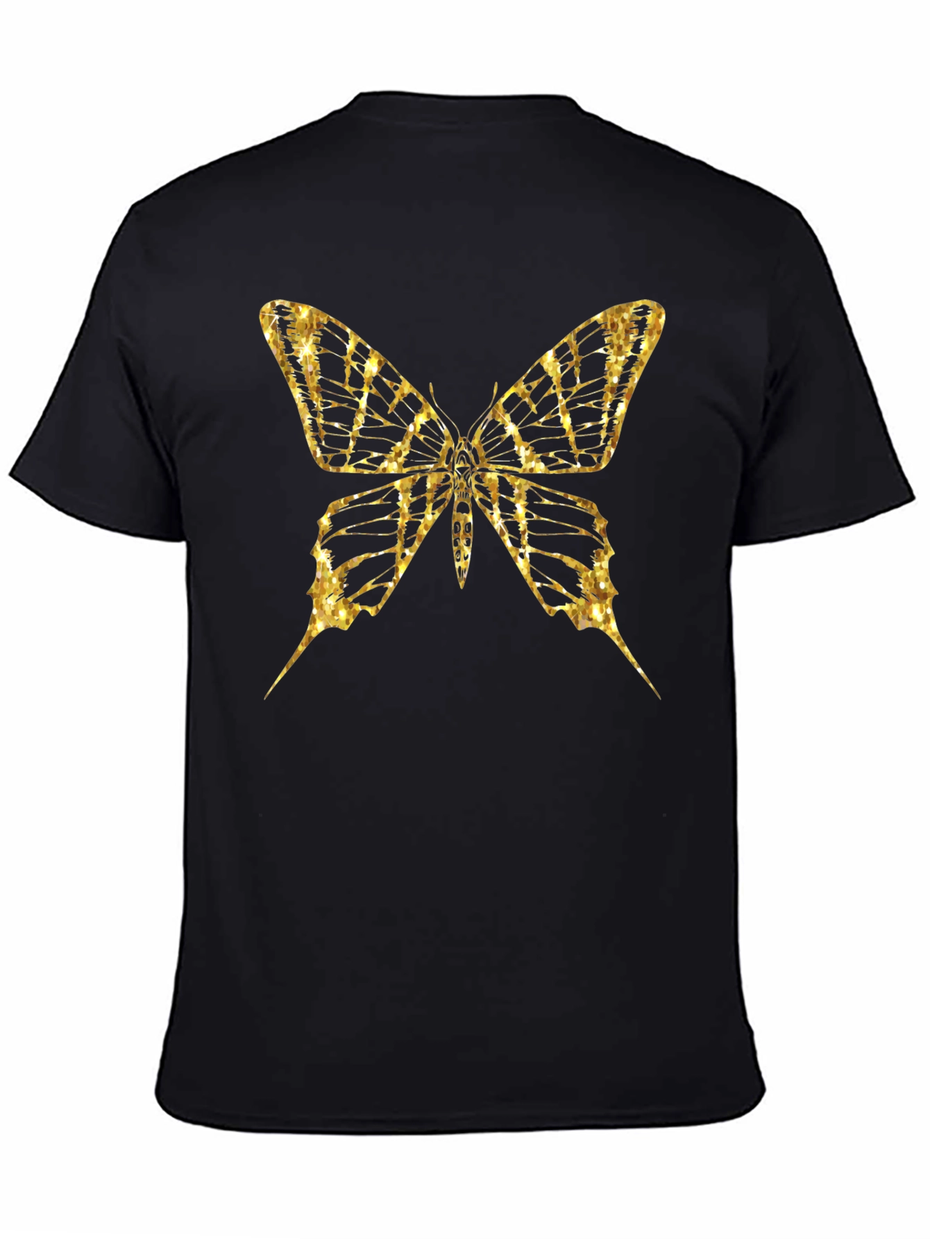 Butterfly Graphic Tee - Gold Print