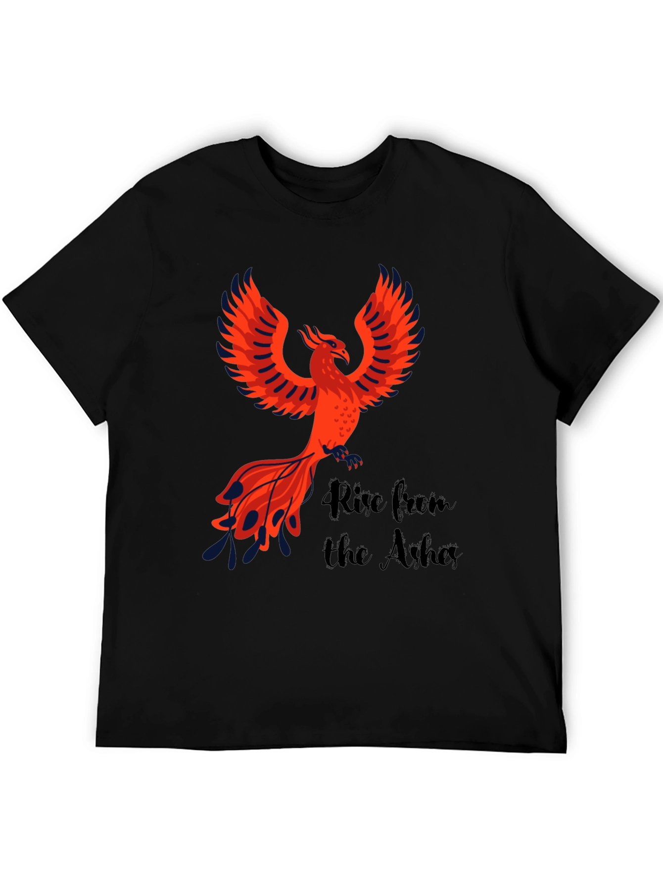 Phoenix Rise Graphic Tee - Black
