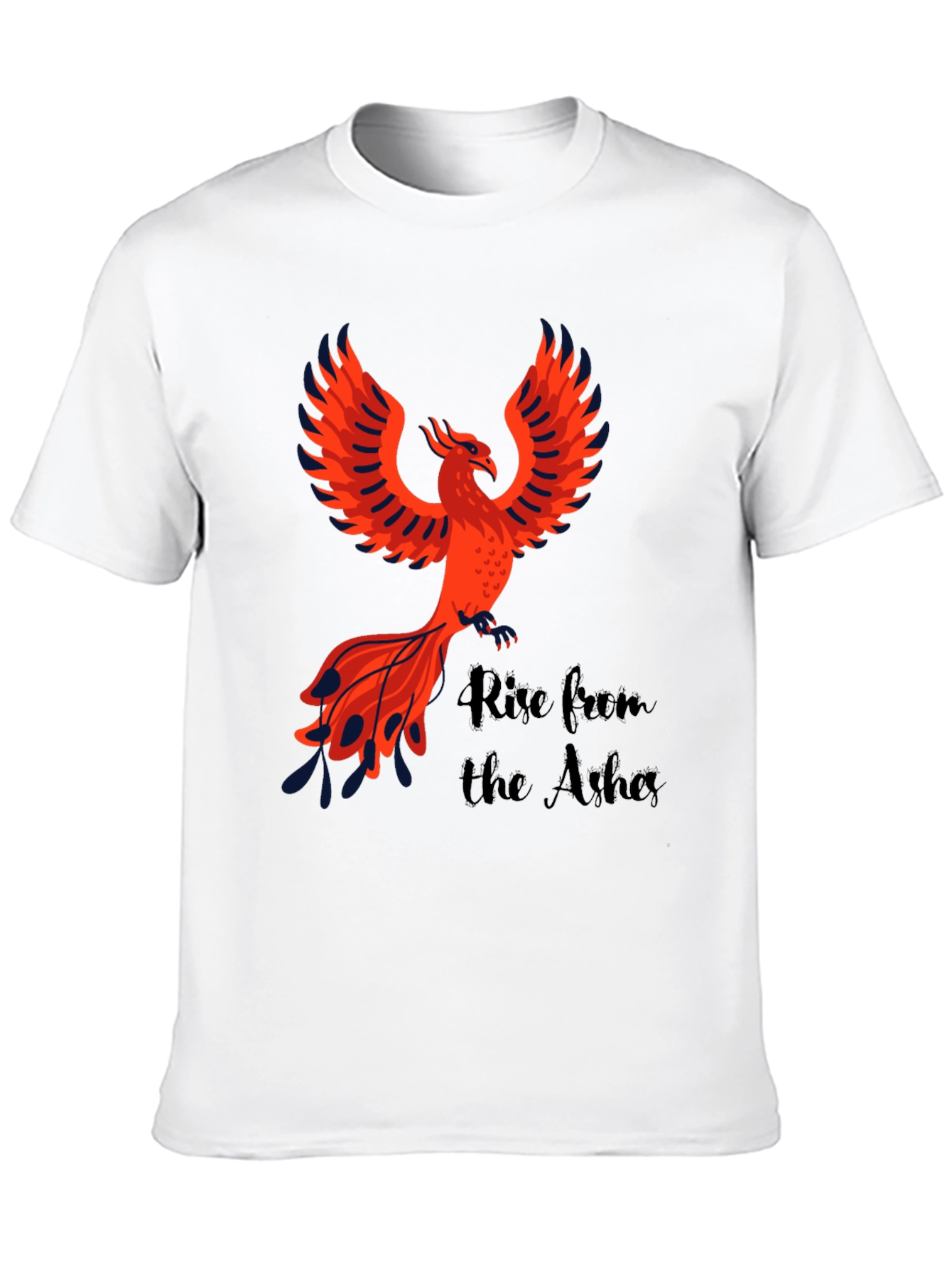Phoenix Rise Graphic Tee - Black