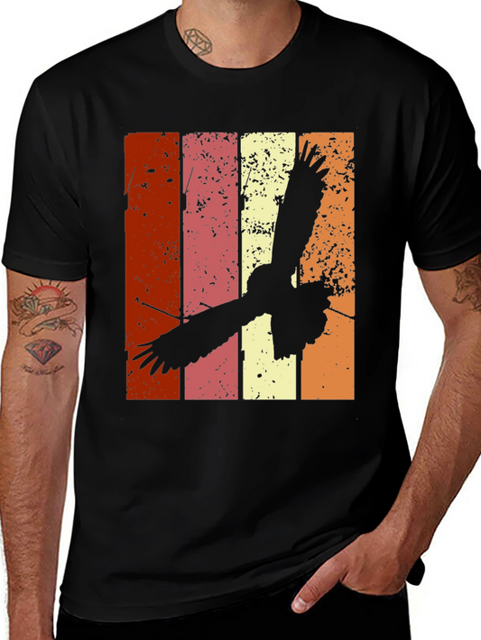 Retro Eagle T-Shirt - Vintage Style Graphic Tee