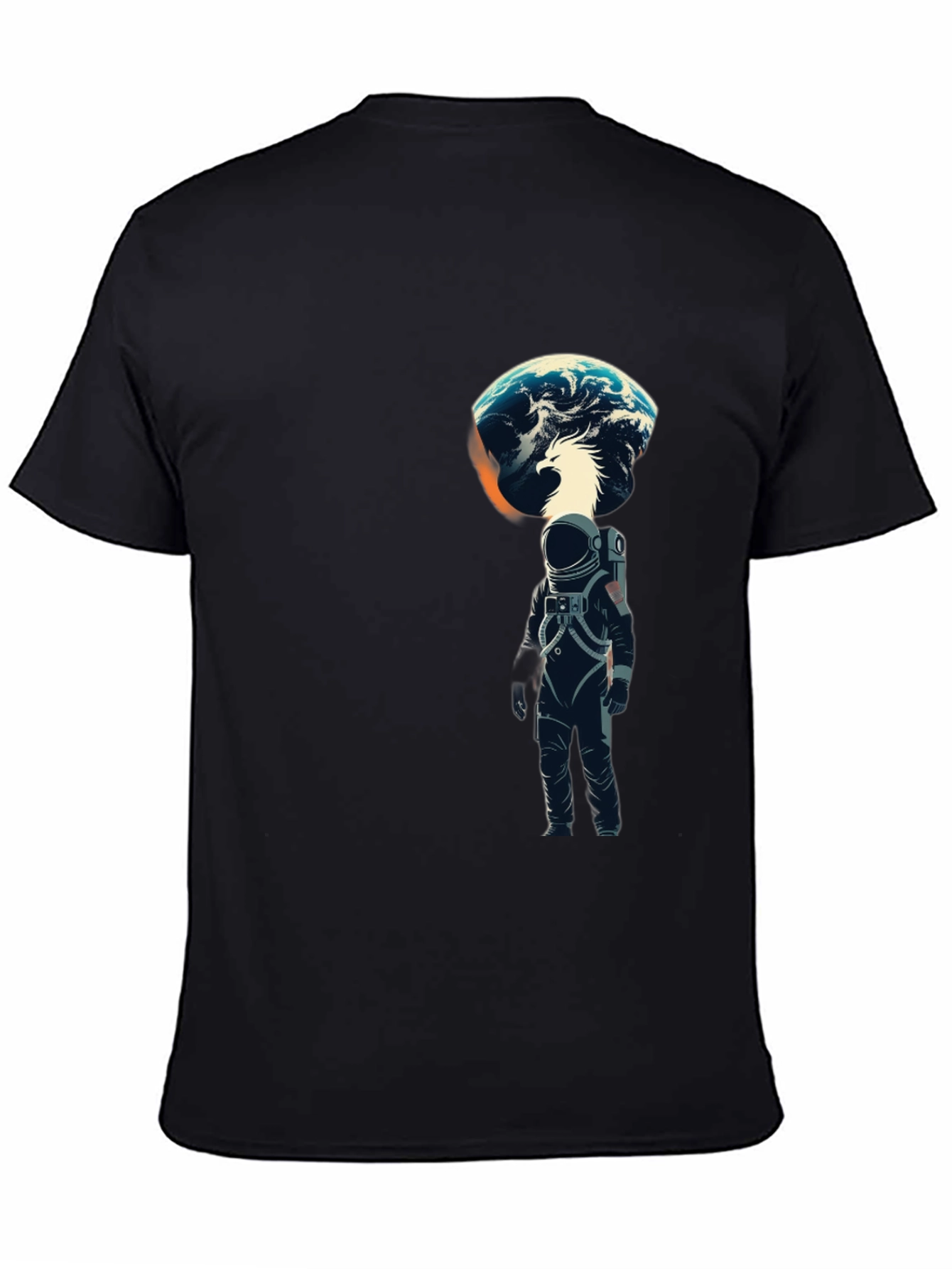 Astronaut & Phoenix Earth Graphic Tee