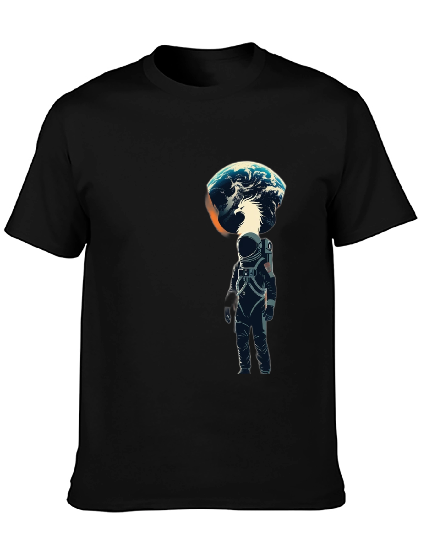 Astronaut & Phoenix Earth Graphic Tee