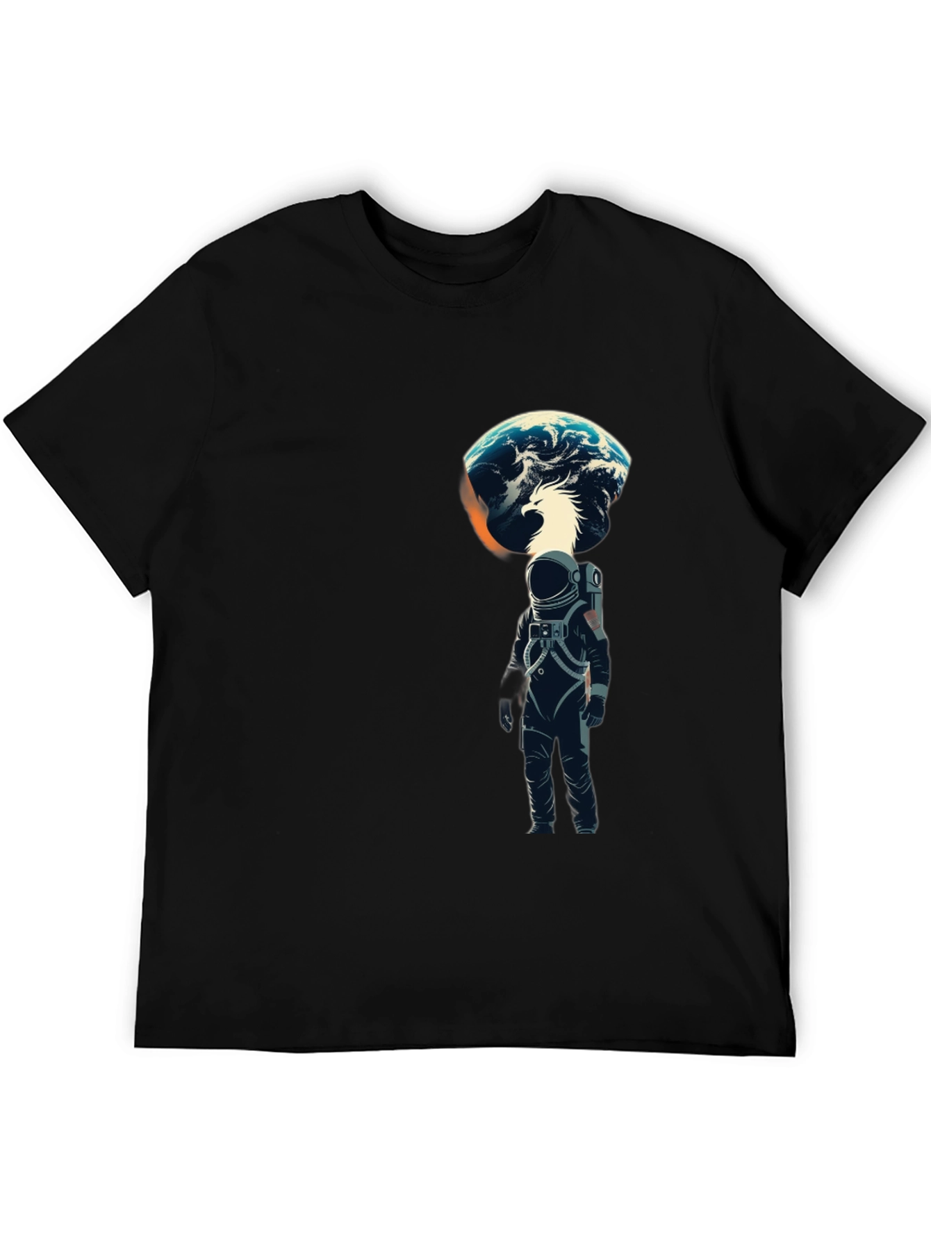 Astronaut & Phoenix Earth Graphic Tee