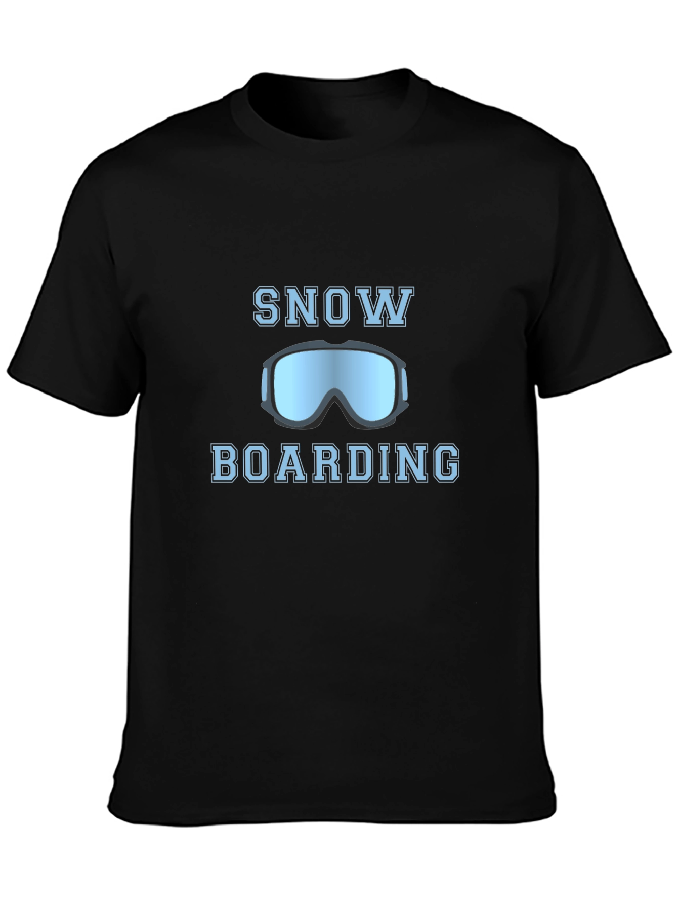 Snowboarding T-Shirt: Cool Goggles Design