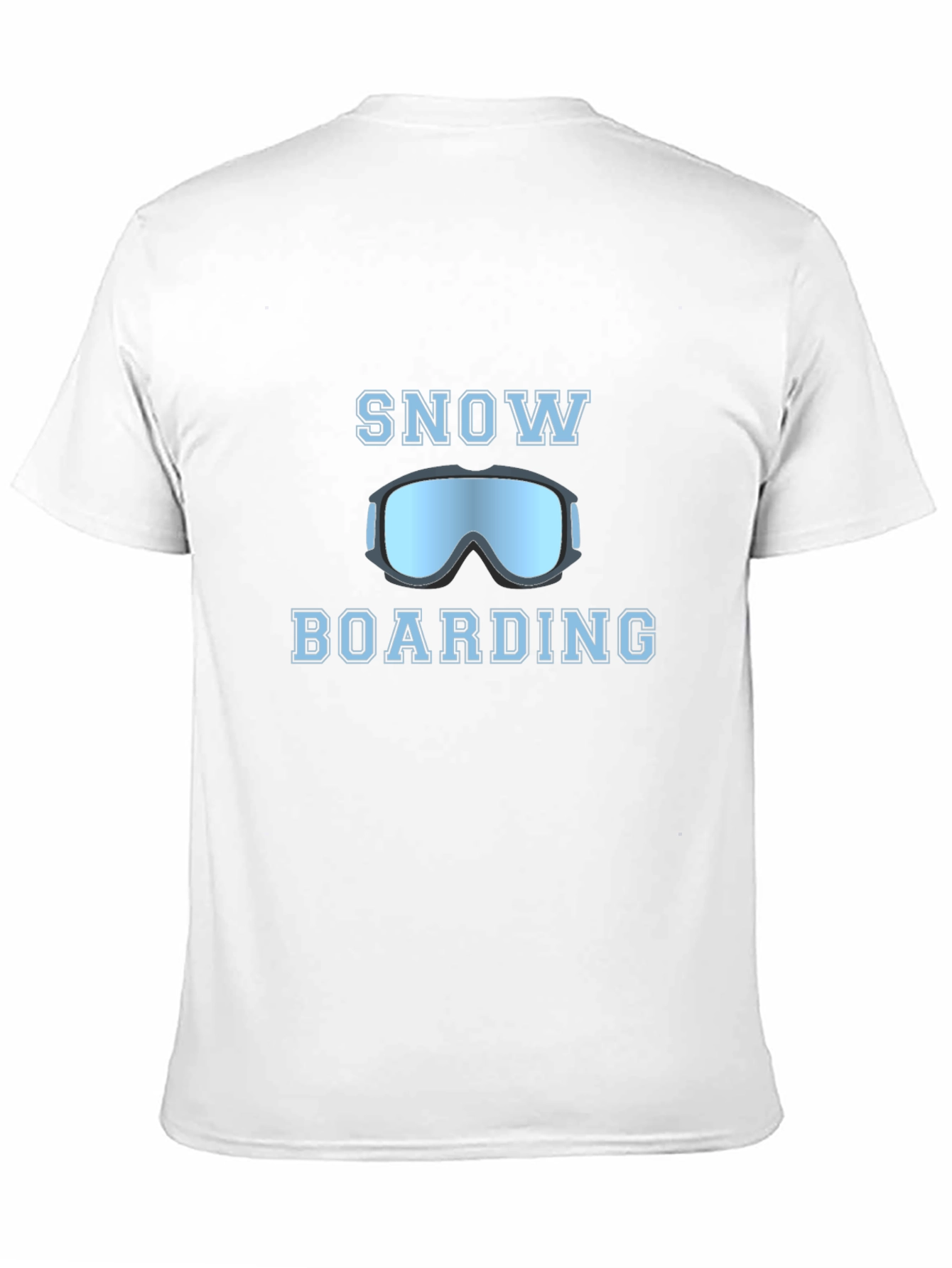Snowboarding T-Shirt: Cool Goggles Design