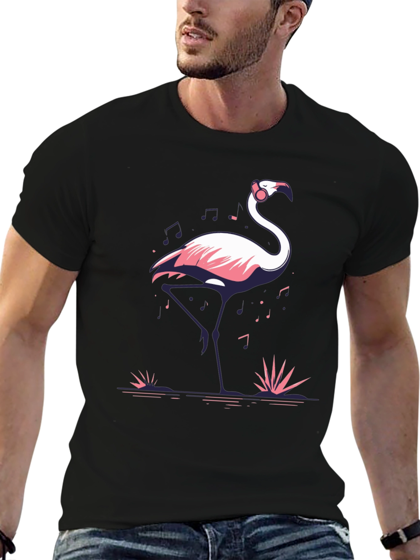 Cool Flamingo Graphic Tee