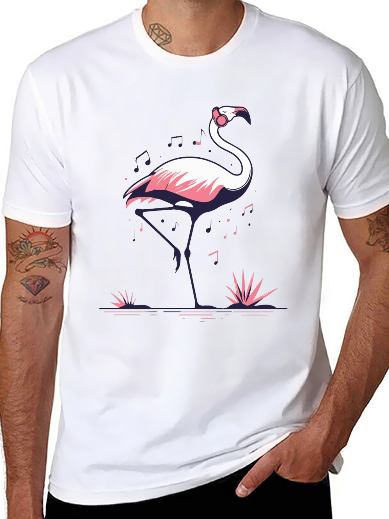 Cool Flamingo Graphic Tee