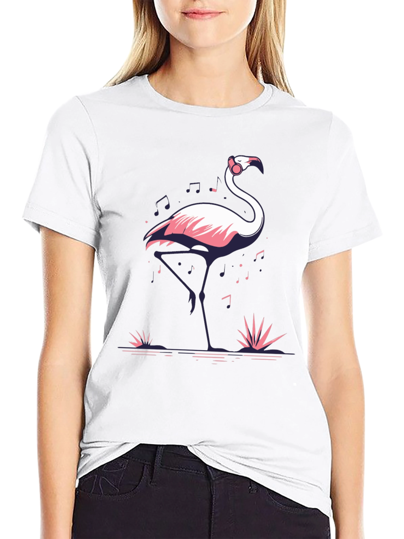 Cool Flamingo Graphic Tee