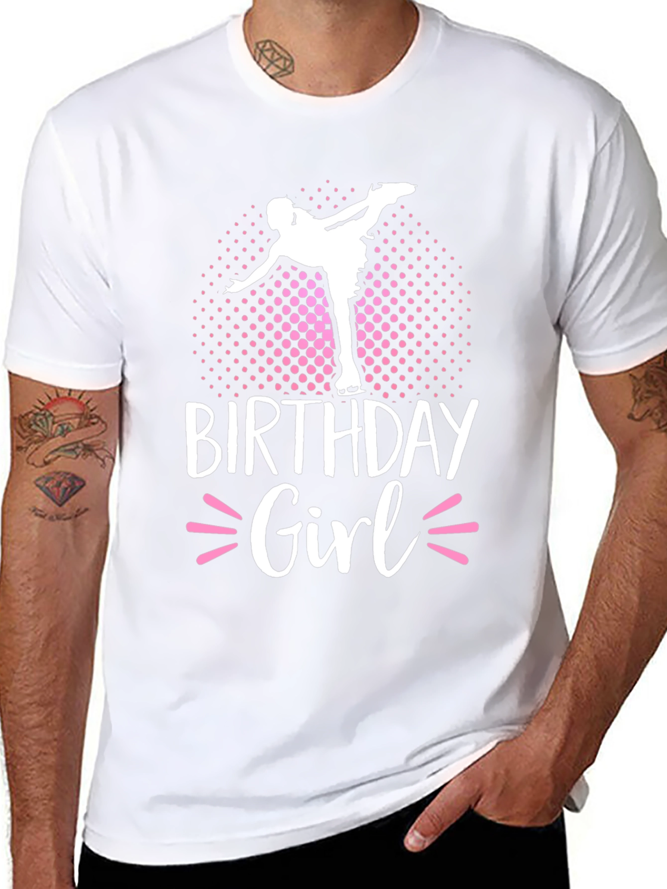 Birthday Girl Ice Skating T-Shirt - Celebration Tee
