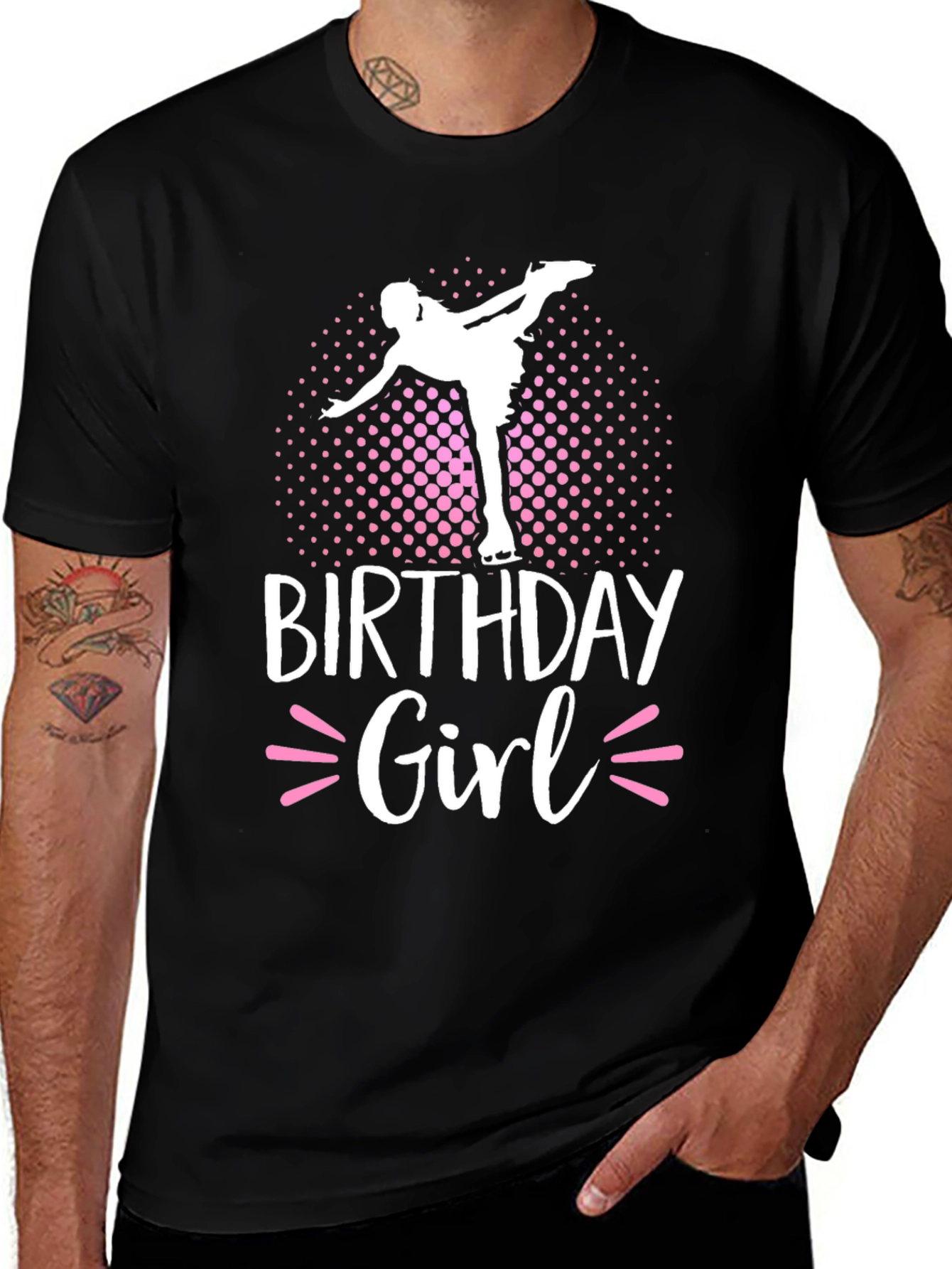 Birthday Girl Ice Skating T-Shirt - Celebration Tee