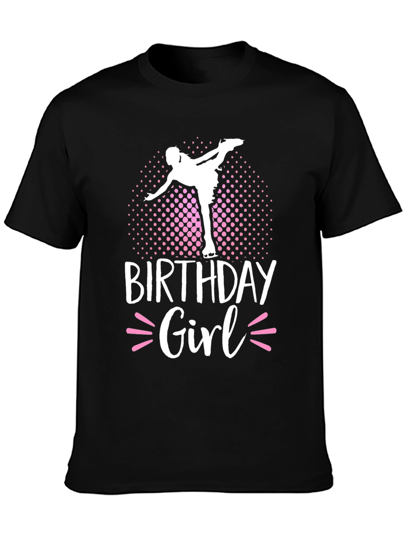 Birthday Girl Ice Skating T-Shirt - Celebration Tee