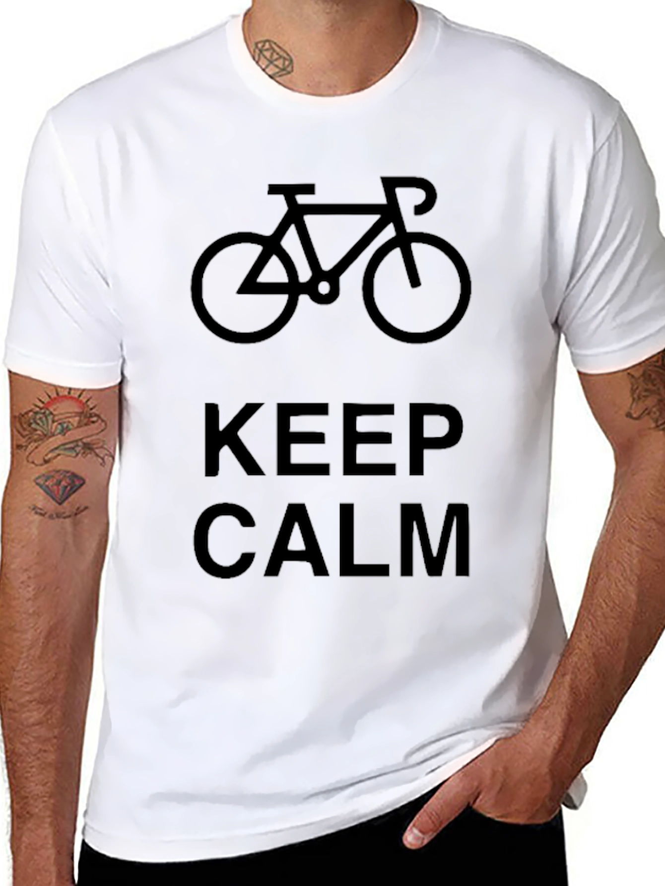 Keep Calm Bicycle T-Shirt