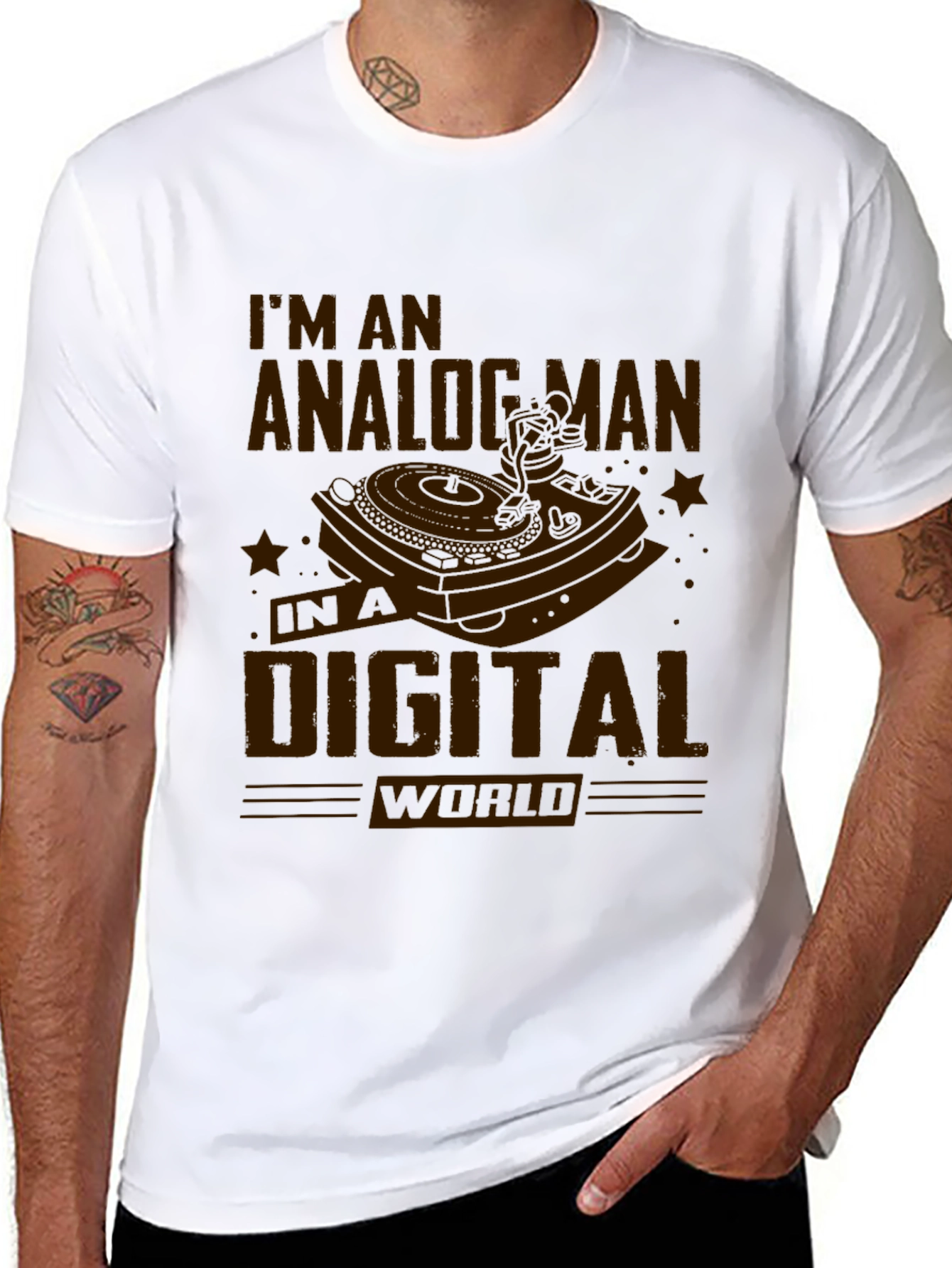 Analog Man in a Digital World T-Shirt
