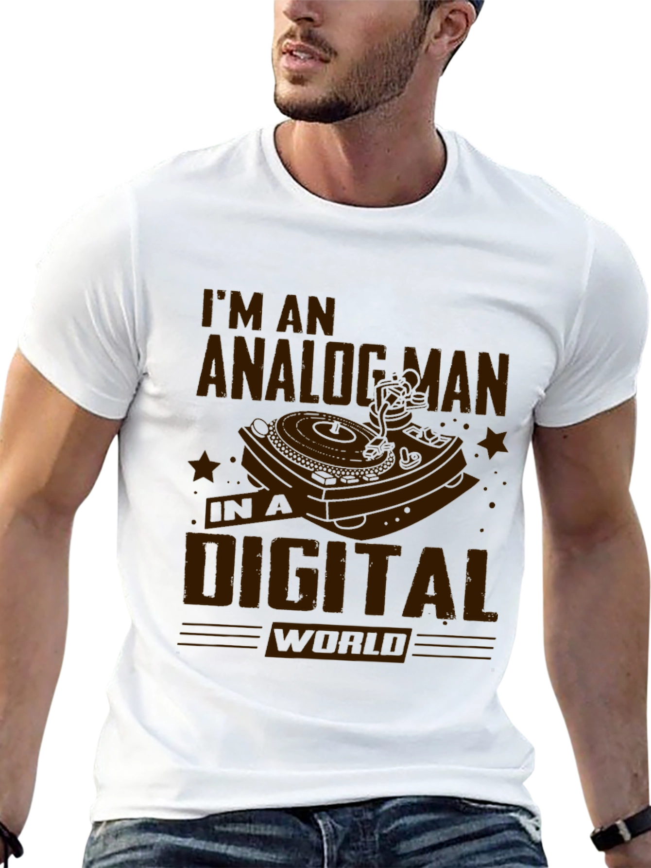 Analog Man in a Digital World T-Shirt