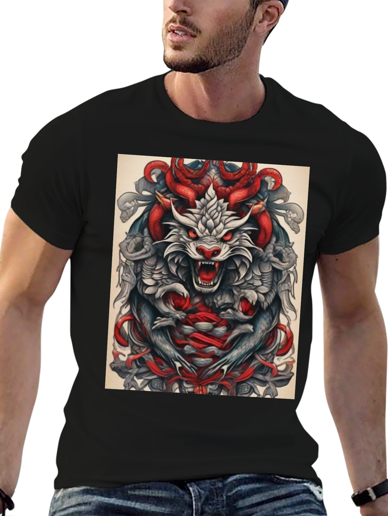 Dragon T-Shirt - Bold Graphic Tee