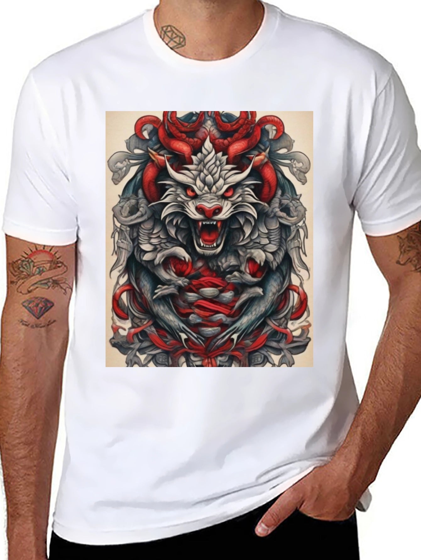 Dragon T-Shirt - Bold Graphic Tee