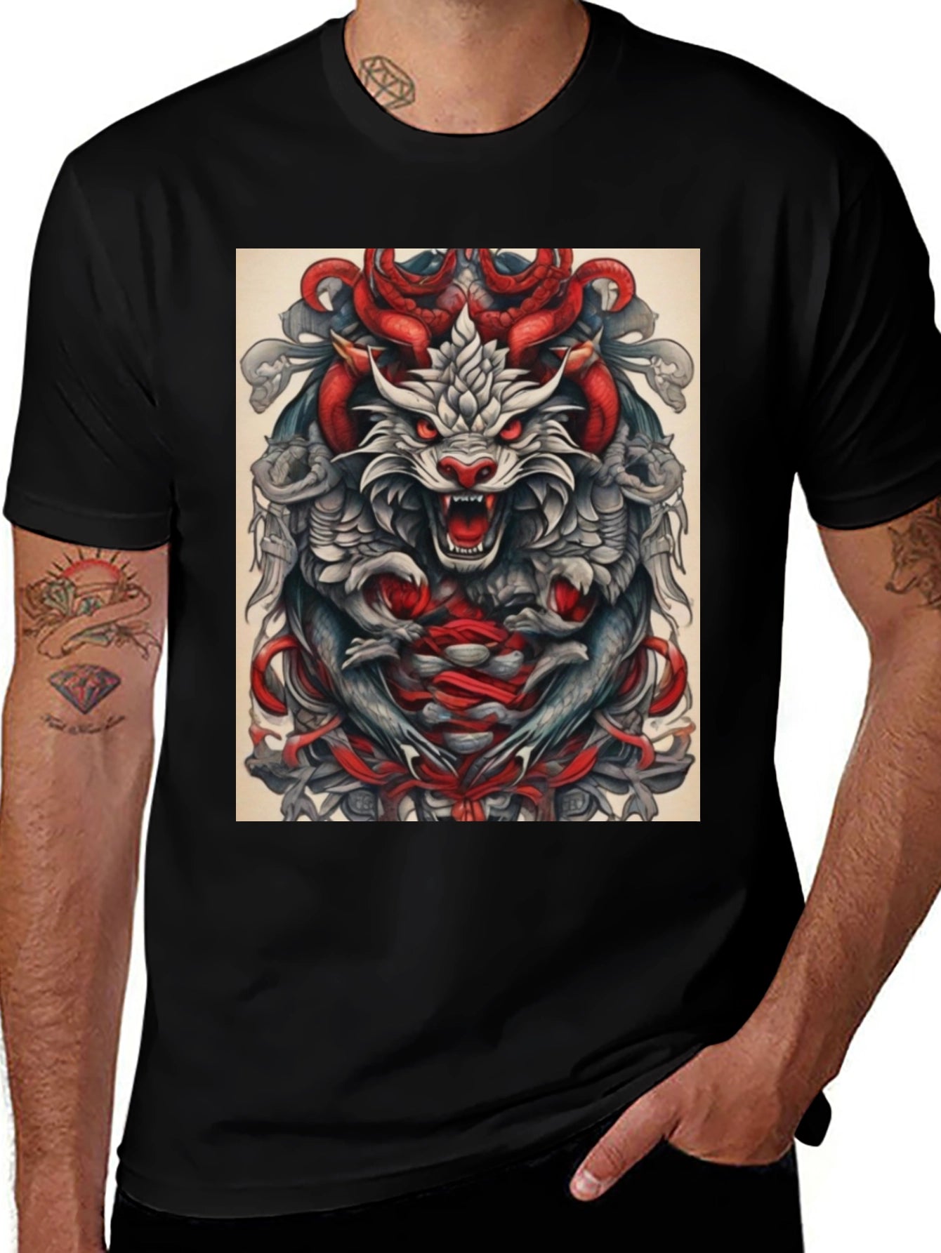 Dragon T-Shirt - Bold Graphic Tee