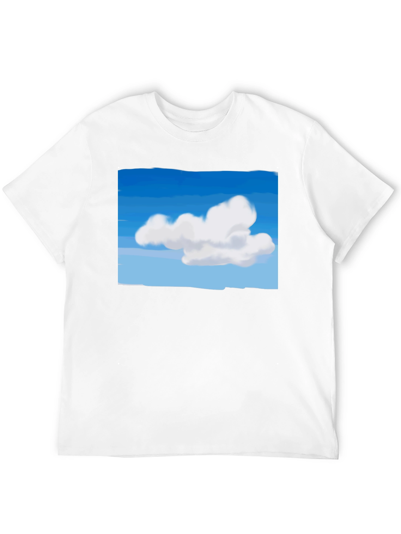 Cloudscape Graphic Tee - Cotton Comfort Unique Design