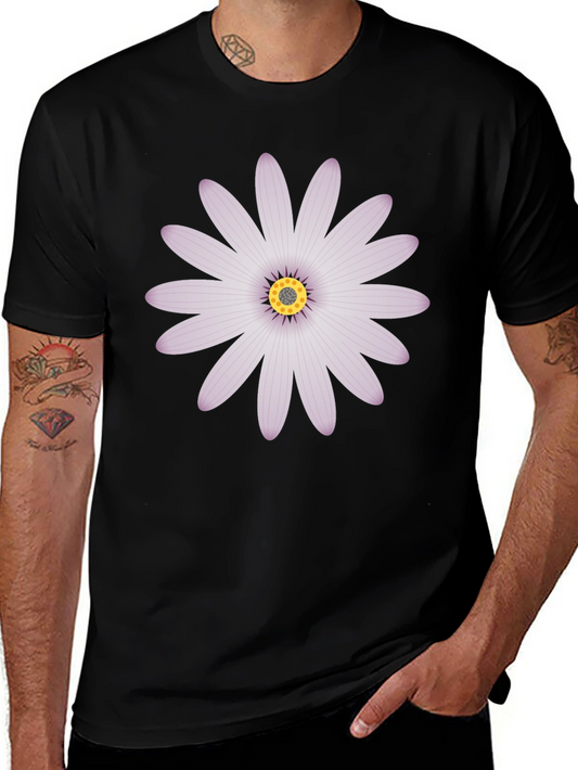 Daisy Graphic Tee - Black Casual Shirt
