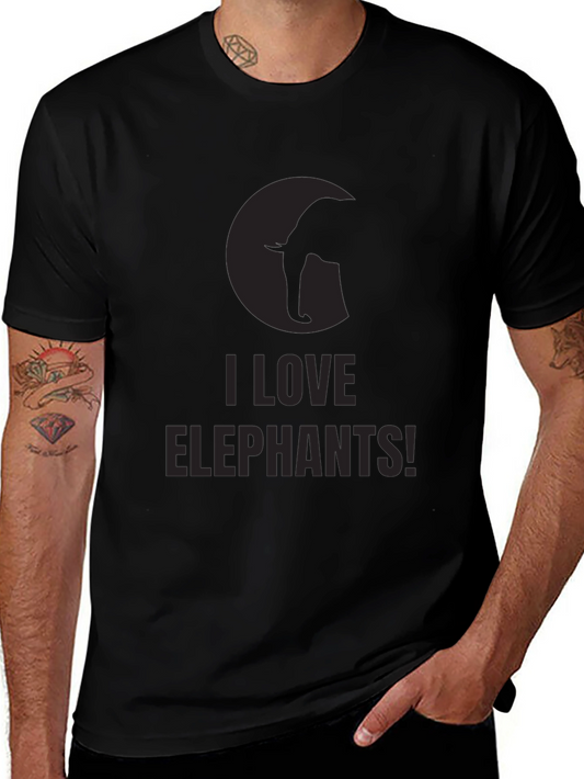 I Love Elephants! Graphic Tee