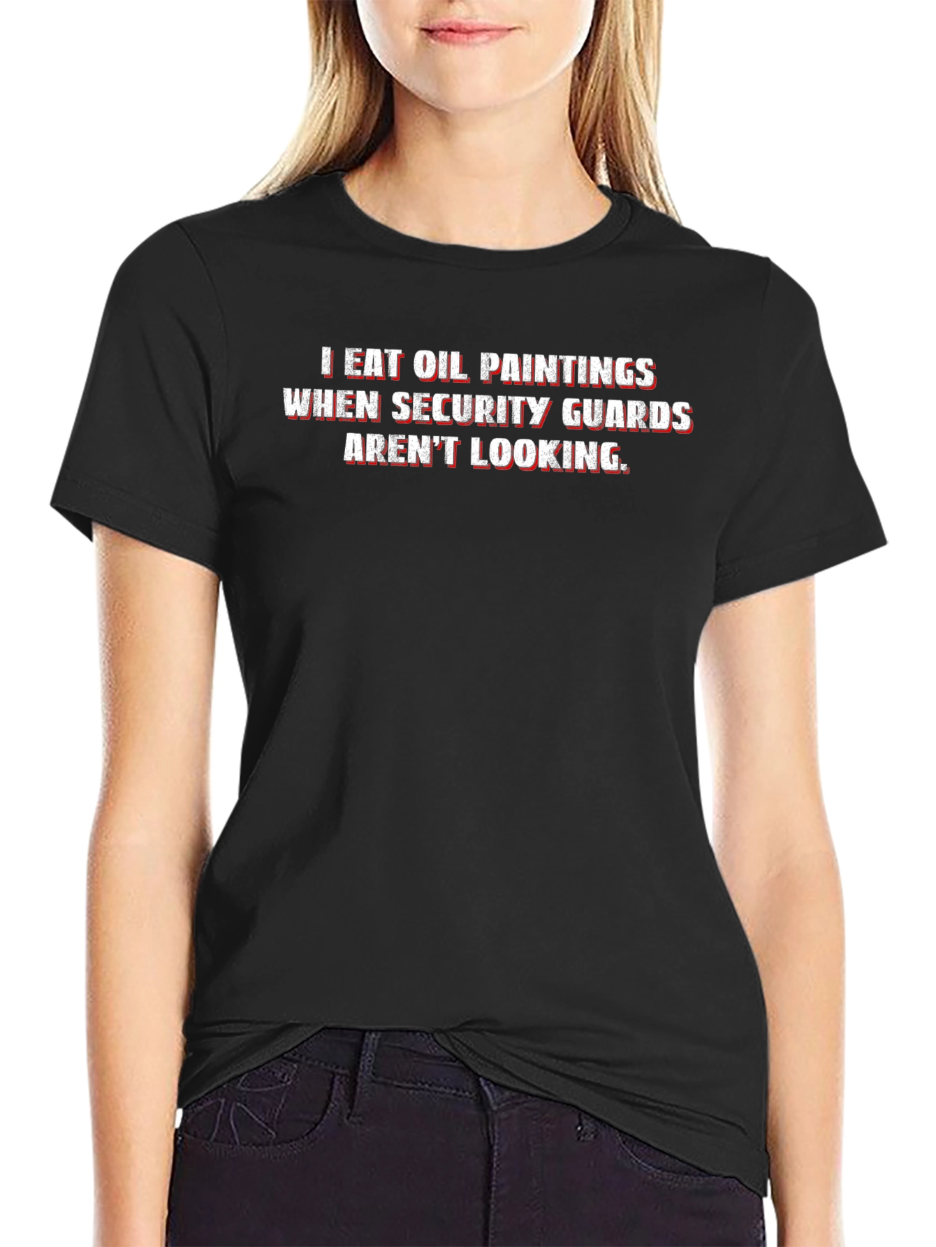 I Eat Oil Paintings Funny T-Shirt